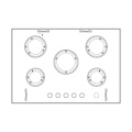 Hot Tray - 8089265022 Work Top Inox Aeg 745x515mm [Electrolux Aeg]